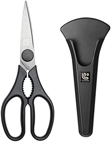 Linoroso Kitchen Scissors All Purpose Kitchen Shears with Magnetic
