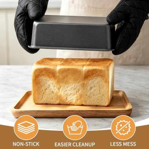 9 PCS Bakeware Sets, Baking Pans for Oven with Wider Grips, Baking Pan