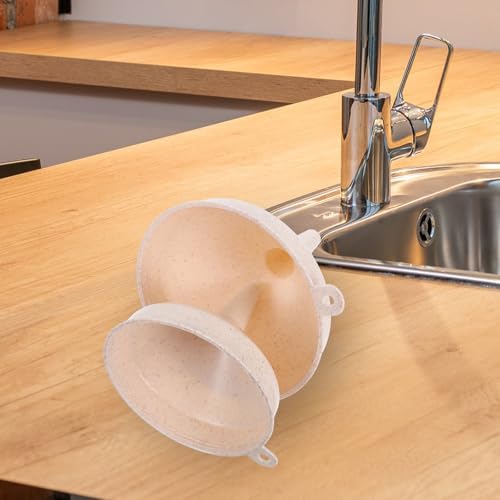 CHILDWEET 2pcs Kitchen Funnels Set Large and Small Mouth Funnels with