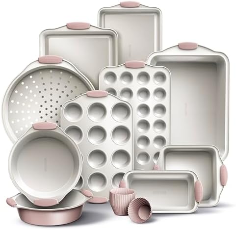 Country Kitchen Nonstick Stackable Bakeware Set - Durable, Easy