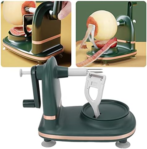 Hand Cranked Apples Peeler, Fruit Peeler with Cutter Apples Corer