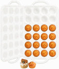 Silicone Mini Muffin Pans for Baking 24 Cup with Steel Frame