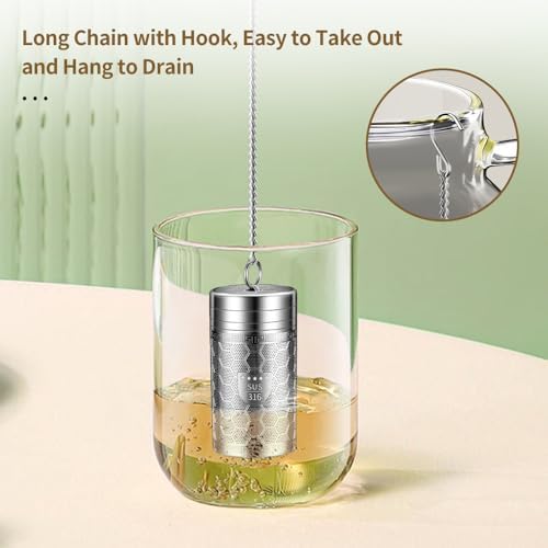 Mini Tea Infuser, Extra Fine Mesh Tea Infusers for Loose Tea, 316