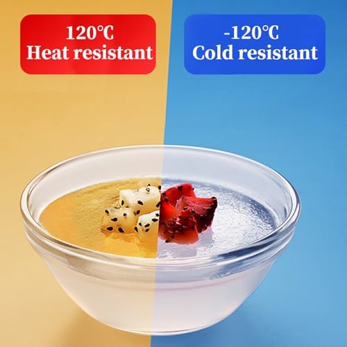 3in 2.5oz Small Clear Glass Ramekins Custard Bowls, 10 Pack Mini Glass
