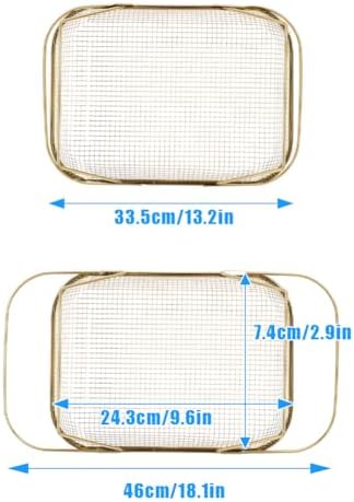 Over the Sink Colander, Expandable Baskets with Fine Mesh Strainer