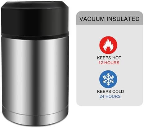 35oz Soup Thermos, Stainless Steel Thermos for Hot Food, Wide