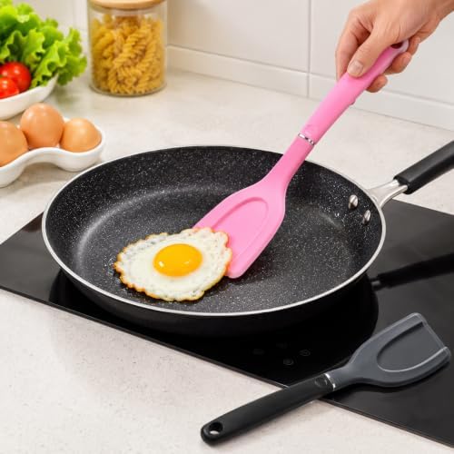 2-in-1 Egg Flipper Spatula Tongs, Set of 2
