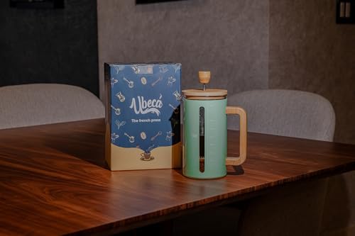 French Press Coffee Maker, 34 oz, Mint Green