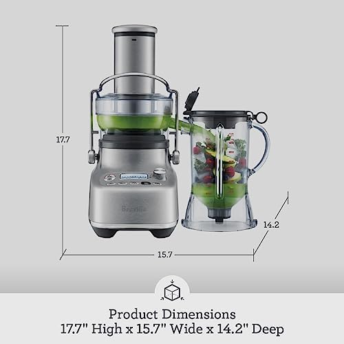 Breville 3X Bluicer Pro Blender and Juicer, Stainless Steel