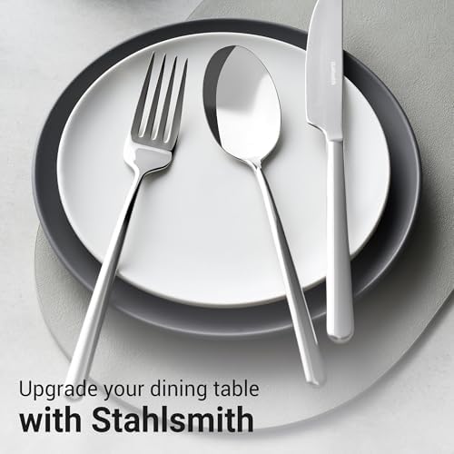 20-Piece Durable 18/10 Silverware Set, Stainless Steel Flatware