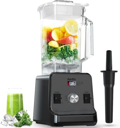 Aeitto 1500-Watt Blender, 68 Oz, Grey