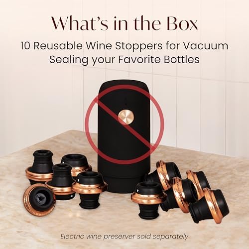 Electric Wine Preserver - Rechargeable Vacuum Saver With Airtight Seal