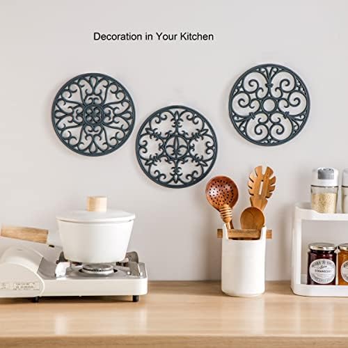 Silicone Trivet Mat - Hot Pot Holder Hot Pads for Table & Countertop
