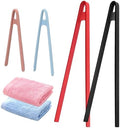 Silicone Trivet Tongs, 4 Pcs, 11.8In & 5.51In