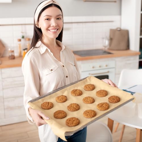 Honoson 150 Pcs 150 Pcs Natural Unbleached Parchment Paper, Brown