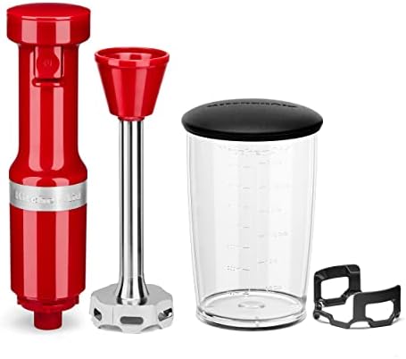 KitchenAid Variable Speed Corded Hand Blender, KHBV53, Empire Red