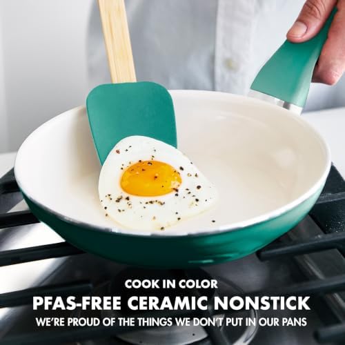 GreenPan Rio Healthy Ceramic Nonstick 8" Frying Pan Skillet and