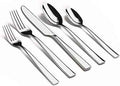 Gourmet Settings 60-Piece Silverware Resto Collection-Polished