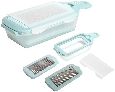 Tasty Interchangeable Stainless Steel Grater with Storage Box
