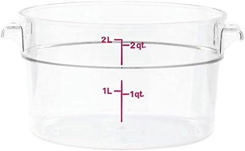 Cambro RFSCW2135 2-Quart Food Storage Container with Lid