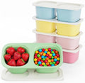 Snack Pack Containers for Kids, 5 Pack Reusable Snack Containers with