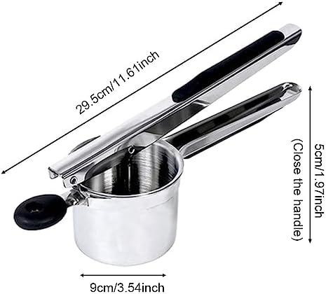 Potato Ricer, Stainless Steel Potato Masher and Ricer Kitchen Tool