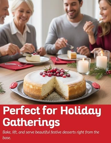 Boxiki Kitchen 10 Inch Nonstick Springform Pan, Professional Spring