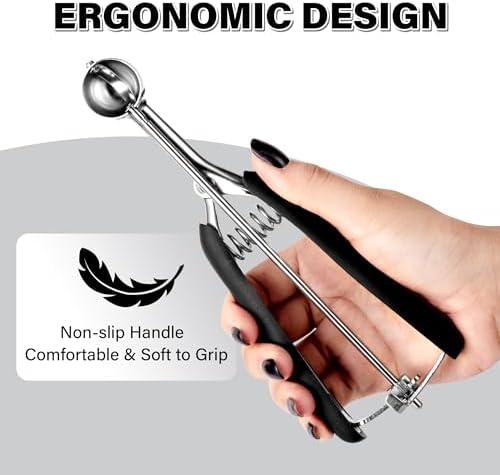 Extra Small Cookie Scoop 1 tsp, Professional Stainless Steel Tiny Ice