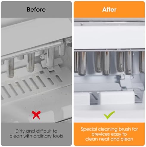AIEVE Ice Machine Cleaner Brush Sets, 10 Pcs Ice Maker Cleaner Tools