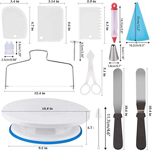 Cake Decorating Supplies Kit, Russian Piping Tips Set, Cake Baking Supplies - Image 2