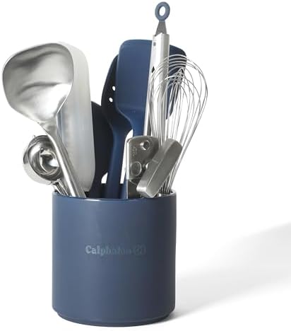 Calphalon Edge 10-Piece Kitchen Utensil Set, Navy Blue