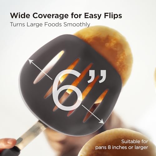 Kitchen Mama WaltzGrip Platinum Silicone Pancake Spatula