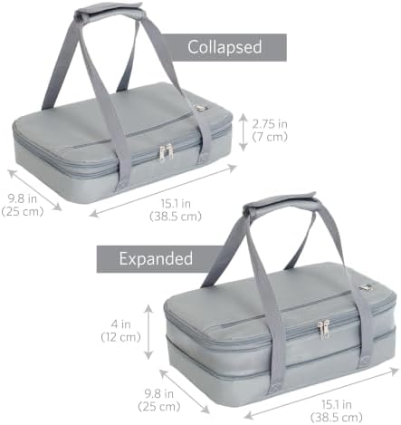 Glad Cook & Take Glass Baking Dish Set with Lids and Carrier