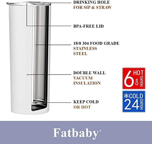 Fatbaby Retirement Gifts for Women,Happy Retirement Travel Tumbler