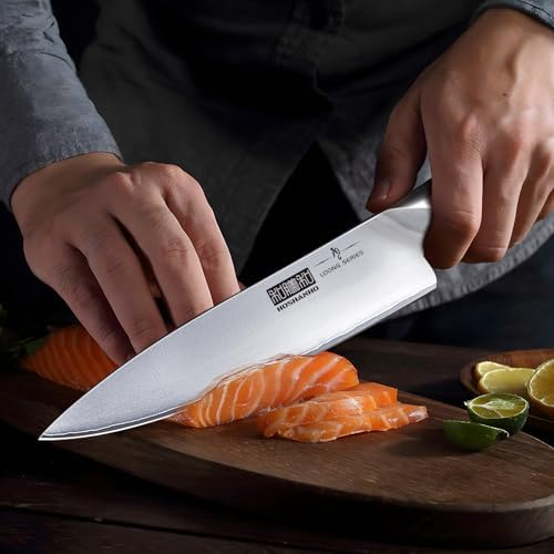 HOSHANHO 16PCS Japanese Kitchen Knife Set with Block
