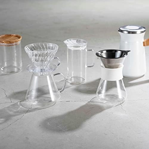Hario Simply Hario V60 Glass Pour Over Set, Size 02