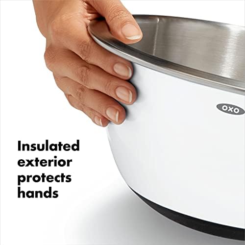 OXO Good Grips Mixing Bowl Set - 3-Piece, Stainless Steel