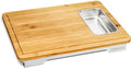 Bamboo Cutting Board for Kitchen Meal Prep & Serving - Wood Chopping