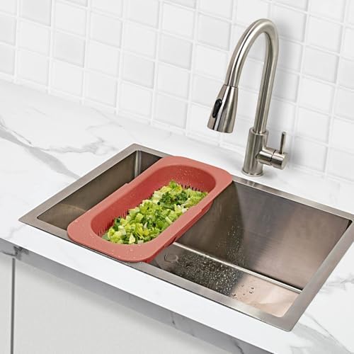 Joie Expandable Sink Colander, Fits Most Standard Sinks, Expands to