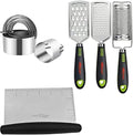 Bench Scraper & Biscuit Cutter & Food Grater