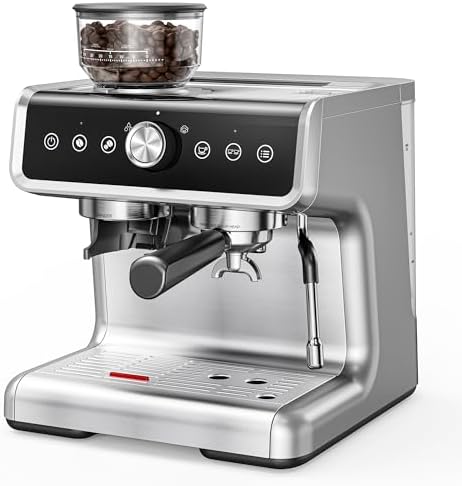 EUHOMY 20 Bar Espresso Machine with Grinder