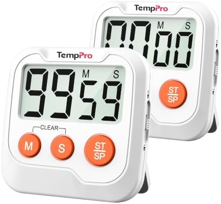 TempPro TM03 Digital Timer with 2 Alarms