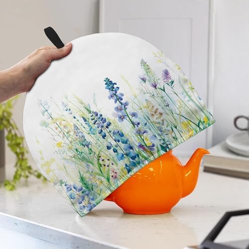 Floral Large Tea Cozy for Teapot Teapot Warmer Cover Foldable for