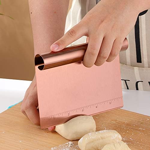 Pastry Cutter Bench Scraper & Chopper Stainless Steel Mirror Polished