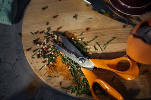 Fiskars Kitchen Scissors, Total Length: 18 cm, Quality Steel/Synthetic