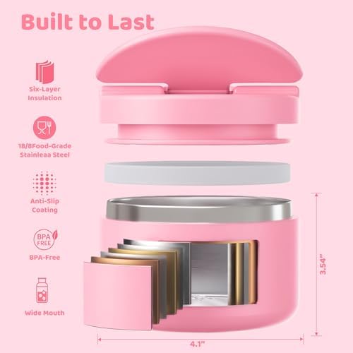 12oz Soup Thermo for Hot Food Kids Vacuum Insulated Food Jar