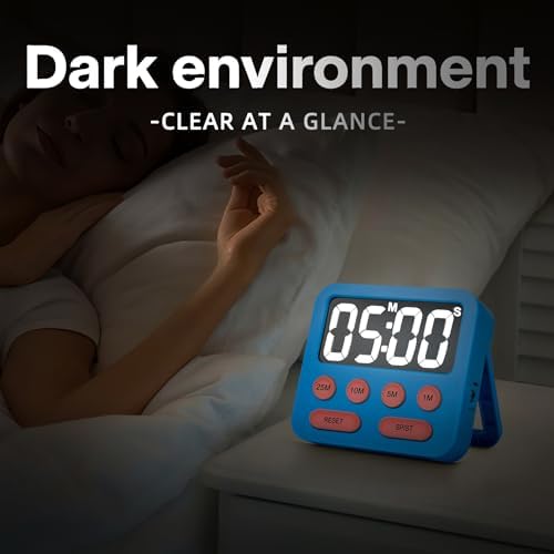 Pomodoro Timer for Kids, Digital Productivity Timer, Blue