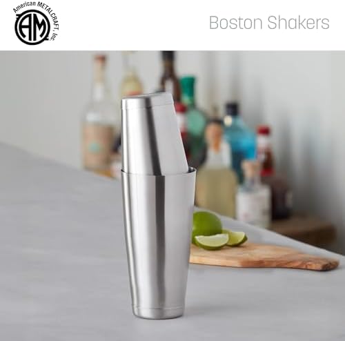 American Metalcraft BSSET Boston Shaker Set, Stainless Steel