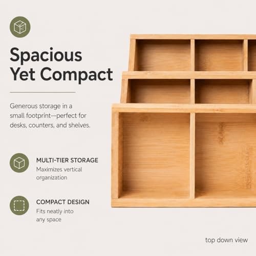 Theodore Tea Bag Organizer – Wooden Tea Organizer and Storage for