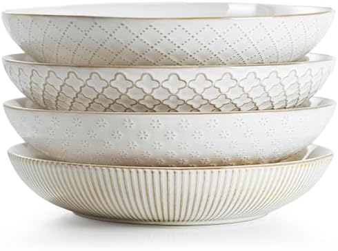 getstar Pasta Bowls, Large Salad Serving Bowls (9.2 inch/42 oz)